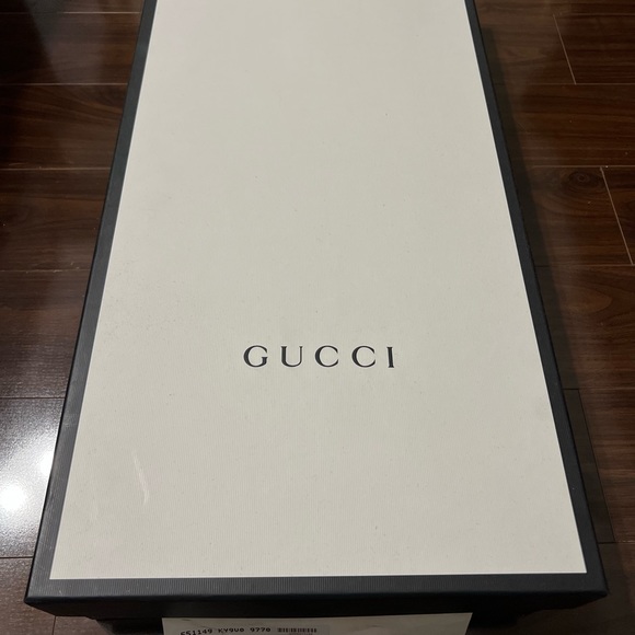 Gucci monogram Malaga canvas knee high boots sz 35.5 - Picture 7 of 9